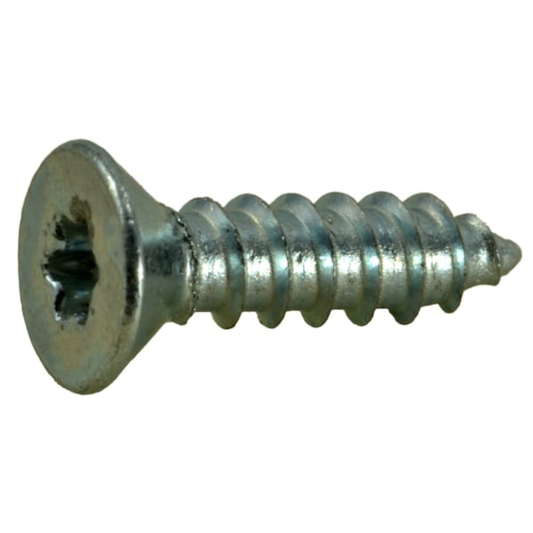 Midwest Fastener Sheet Metal Screw, #6 x 1/2 in, Zinc Plated Steel Flat Head Torx Drive, 45 PK 37007 - main